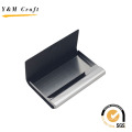 Metal Name Card Holder with High Quality Leather for Business